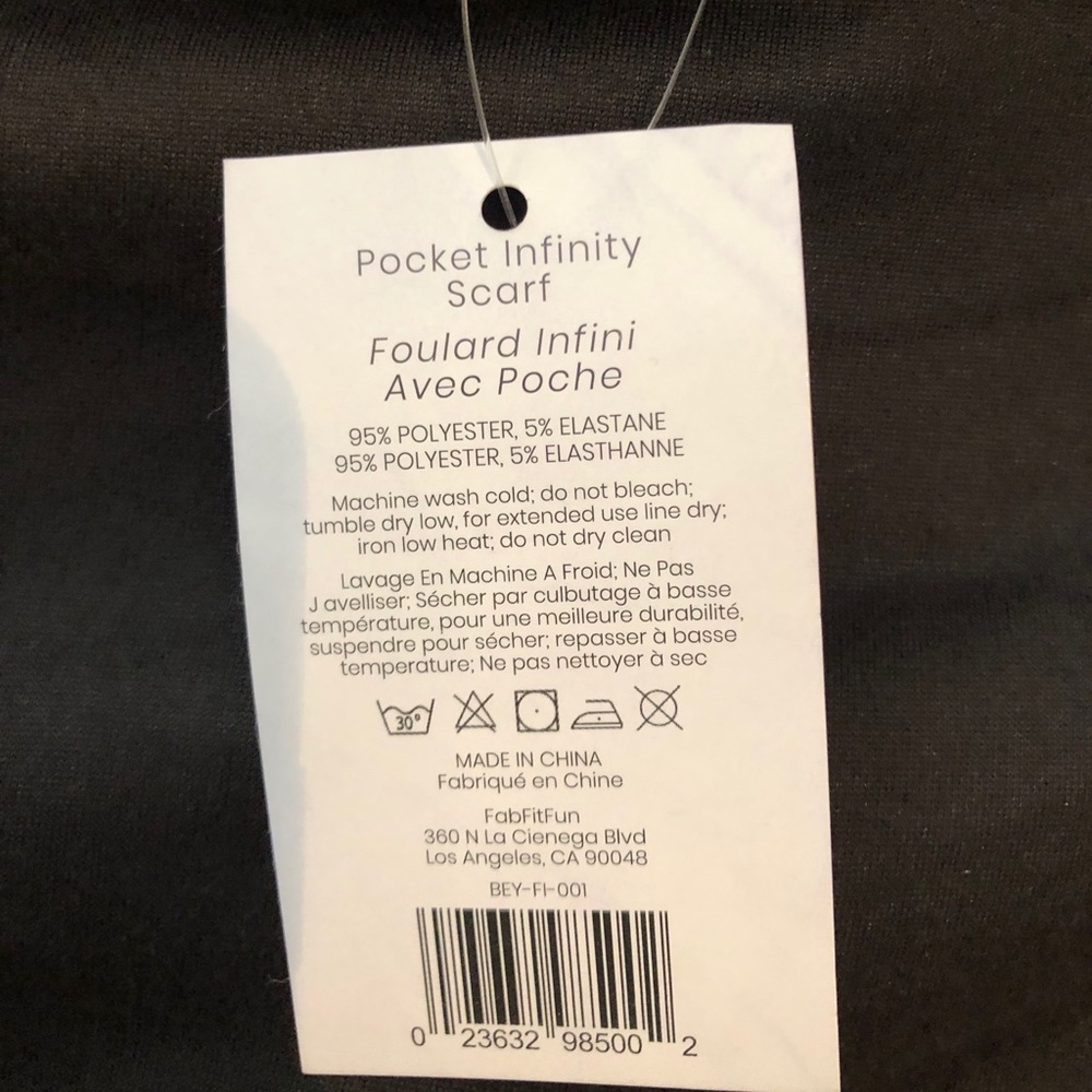 Beyond yoga pocket infinity scarf